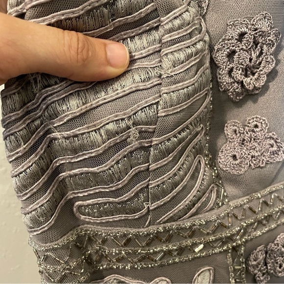 Sue Wong Nocturne Beaded and Embroidered Cocktail Dress - Picture 10 of 10